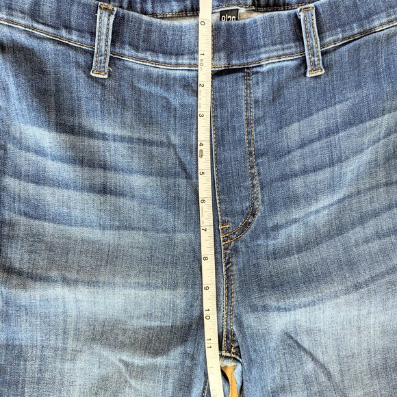 Judy Blue High Waist Pull-On Super Flare Jeans Jeggings Denim Blue Size 9/29 NWT - Picture 7 of 16